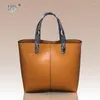 Sacs de soirée de haute qualité 2023 Guangzhou Grand sac seau Mode Cuir Femme Sac à main en peau de vache