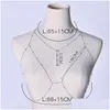 Belly Chains Metal Ladies Body Belly Chains Sexig stil ihålig bikini bröstkedjedekoration smycken 12 d3 droppleverans dhudx