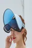 모자 바이저 캡 여성을위한 antiuv 바이저 모자 캡 여름 디자이너 모자 모델 번호 NE9732508344