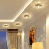 Taklampor Kristalllampa Energibesparande Flush Mount Ljus Skydda ￶gonen Korridor Easy Installation f￶r sovrumets badrum