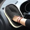 Interieurdecoraties voor auto -styling reiniging wol zachte wasthandschoenen zorgen voor windschudden auto vervangende motorfiets wasmachine borstel