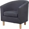 Pokrowce na krzesło 1-osobowa sofa srebrna aksamitna okładka łuk All-inclusive elastyczna kawiarnia internetowa el