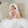 İlk Cemaat Elbiseleri Çocuklar Uzun Vaftiz Elbisesi Bebek Gelinlik Kızlarının Vaftiz MQ6155