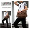 Abends MARKROYAL Canvas Leder Herren Umhängetasche Männlich Messenger Marke Umhängetasche Große Kapazität Satchel Drop 221205