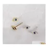 Ohrstecker 925 Sterling Silber Zirkon Blue Evil Eye Ohrstecker Frauen Klassisches Temperament Hochzeit Schmuck Zubehör 2791 Q2 Drop Lieferung Dh3RG