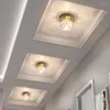 天井ライトクリスタルランプエネルギー貯蓄フラッシュマウントライト保護目の廊下ベッドルームバスルーム用の簡単な設置