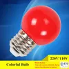 Whosales LED Bulbs E27 B22 Globe Bulbs Lights 3W LED Light Bulbs Colorful Christmas Light Bulb Energysaving Light 110V 220V