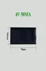300pcs Epoxy Mini Solar Panel 4V 50mA 02W 70mmx30mm for 24V Battery1439139