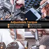 Electric Screwdriver Set with Magnetic Bits SES Gears Torque OLED Display Rechargeable Portable Cordless