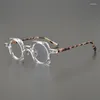Solglas￶gon ramar vintage handgjorda acetat glas￶gon kvinnor fyrkantiga ram optiska glas￶gon klar lins recept retro myopia glas￶gon f￶r