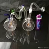 Cykel Snuff Bottle Glass Bongs Oil Burner Glass Water Pipe Röker Rigs GRATIS