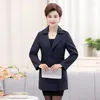 Women's Jackets Trench Coat Middle-Aged Women's Coats 2022 Spring Autumn Thin Outerwear Mid-length Casual Jacket Mom Elegant Windbreaker