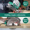 Hychika Electric Mini Mini Circular Saw с лазером 230 В Многофункциональная электрическая пила DIY Power Tool 1500 Вт Электрические деревообрабатывающие инструменты