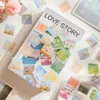 46 PCS KAWAII PAPIER PAPIERA SET SET SET SILNE SILLED SILET Sceniar