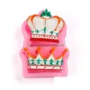 Baking Moulds Mods Princess Crown Sile Cake Mold Candy Chocolate Jelly Baking Sugar Craft Cupcake Topper Fondant Decorating Tool Inv Dhsgx