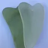 Massaggiatore viso Gua Sha Trattamento viso guasha Strumento di massaggio Tavola per raschiare la pietra di giada naturale cinese