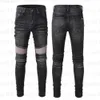 Jeans pour hommes AMISS Designer Jeans Denim Pantalon Homme Slim Casual Hip Hop Zipper Pantalon Pour Homme Stretch Pantalon