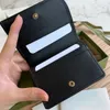 luxury Genuine Leather Wallets designer card holder mens Womens small Coin purses Interior cardholder Wallet Key passport holders 258G