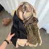 Scarves Fashionable shawl in air-conditioned office multi-purpose women's cotton and linen scarf for warmth preservation fashionable foreign air