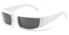 Occhiali da sole 2023 uomini Y2K Goggle Trendy Wrappy Around Fashion Punk Sun Glassie Orbite colorate Eyewear77767367