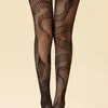 Calze a rete nera in rete per donne, collant anime, sexy hosiery Haruku, collant Lolita G, vestiti gotici