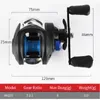 Baitcasting Reels GLS 12kg Max Drag Fishing Professional Ultra Light 7.2 1 Gear Ratio High Speed Freshwater Saltwater 221206