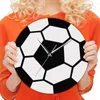 Relógios de parede Decoração de casa lembrança de 12 polegadas 30 cm Idéia de presente exclusiva para o amante de futebol Diy Silent Quartz Clock