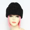 Berets Unisex Genuine Sheepskin Hats Winter Lady Warm Imported Caps Fashion Outdoor Windproof Casual