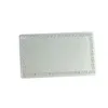 Fichiers de cartes de visite 86x54mm Sublimation Métal Cartes de visite vierges Fichiers Plaque d'aluminium de transfert de chaleur double face pour blanc doré S Dhxrc