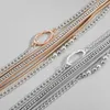 Charm armband allyes mode pärlstav geometrisk för kvinnor kristall två ton flerskiktskedja wrap armband party smycken