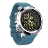 Compass Smart Watch Fitness Tracker Sports Aktivitet Smart armbandsur Bluetooth Pedometer Deep Waterproof Smart Armband för Android iPhone -telefon