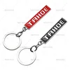 Accessoires de clés de voiture pour les polices Tahoe Styling Metal Key Ring Zinc Alloy Chain