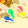 LED Keychain hanger Creative Vase Flashlight Keychains Purple Light Keyring Key Chain