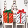 Chair Covers 2022 Christmas Bow Gift Bag Cover Merry Decorations For Home Xmas Ornament Navidad Party Supplies Happy Year