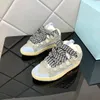 Дизайнерская обувь Мужчины Женщины Laceup Extraordinary Sneaker Bread Shoes Рельефная кожа Бордюрная сетка Тканая обувь на шнуровке Кроссовки на толстой подошве Размер 35-46