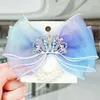 Accessoires cheveux 2022 mode perle couronne princesse mignon enfants bandes élastiques enfants cravates filles bébé chapeaux