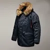 남성 재킷 겨울 표준 클래식 N3B PARKA 극한 추운 날씨 방수 방수 이동식 가짜 모피 포켓 221206