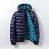 Damen Daunenparkas Doppelseitiger Winter Ultraleichter und warmer Parka-Mantel mit Kapuze Weiße Entenjacke Langarmmäntel Jacken Damen 221205