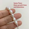 Pendant Necklaces ASHIQI Real Freshwater Pearl Necklace 925 Sterling Silver Clasp Jewelry for Women Natural Growth Pattern Gift 221205