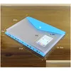 Packing Bags A4 Pp 11 Hole Binder Looseleaf Notebook Bag Waterproof School Business Office File Folder Translucent Document Storage Dhhup