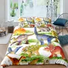 Bedding sets 3D Small Dinosaur Cartoon Cute Simple Set Couple King Single Size for Kids Children Polyester Quilt Cover Pillow Case 221205