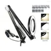 Bordslampor 3 färger Dimble LED-lampan USB Port Reading ögonvänlig studie Business Light Long Arm Dimning