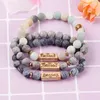 Strand Zhijia Handmade DIY Beads Blessed Bracelets Turquoises Stone Bracelet Men Distance Lucky Accessories Jewelry