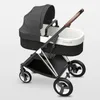 Passeggini# passeggini per baby passeggino 3 in1 quattro ruote da 2 in 1 auto Kinderwagen a carrello a carrello high paesaggio q240429