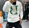 Marque de mode Sweats à capuche pour hommes Sweat-shirts et Couples pour femmes Même haut B Personnage Dessin animé Ours Style européen Pull double face pour hommes Chemise Homme Lâche