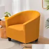 Pokrywa krzesła 6590 cm stałe krzesło kolorowe ers spandex sofa er relaks stretch single feater klubowa kanapa sliper salon sprężyste fotelik DHT91