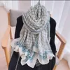 Scarves Fashionable shawl in air-conditioned office multi-purpose women's cotton and linen scarf for warmth preservation fashionable foreign air