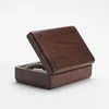 Jewelry Pouches Magnetic Buckle European Style Vintage Wooden Box Portable Rings With Mirror Decorative Travel Earrings Necklace Bedroom