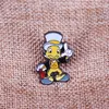 Broches The Adventures of Pinocccchio Email Pins Jiminy X Cricket Rapel Pin Shirt Badge Sieraden Gift voor vrienden