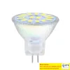 جديد MR11 Ligh 9leds 2W Lampada 12pcs 3W LAMP 5W GU4 ACDC 12V 24V Glass Body Bulb